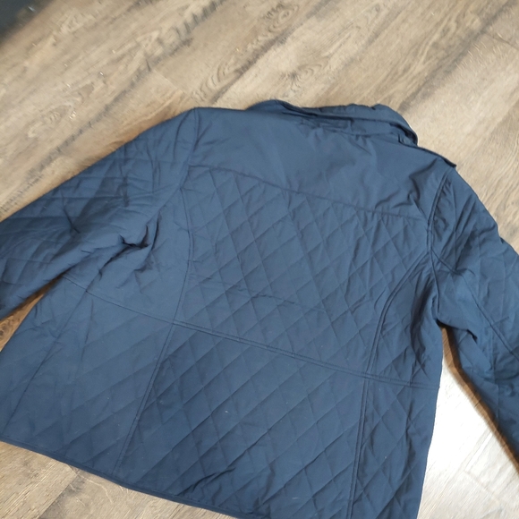 TOMMY‎ HILFIGER xxl Quilted Full Button Jacket Coat Womens puffer Navy blue - Picture 6 of 8